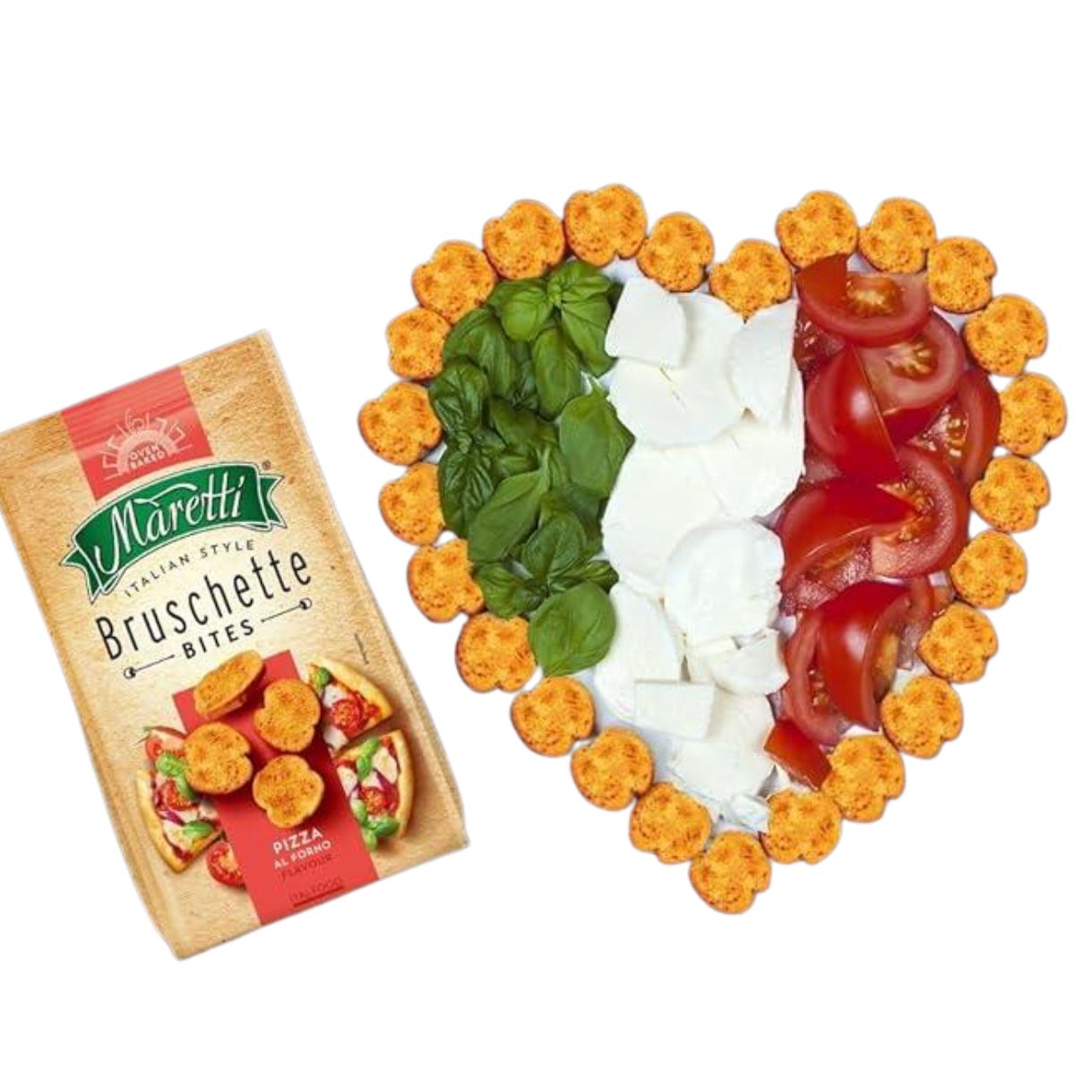 Σνακ Μπρουσκετάκια Ψητά Στο Φούρνο Με Γεύση Πίτσα Monetti Oven Baked Bruschette Chips Pizza Flavour